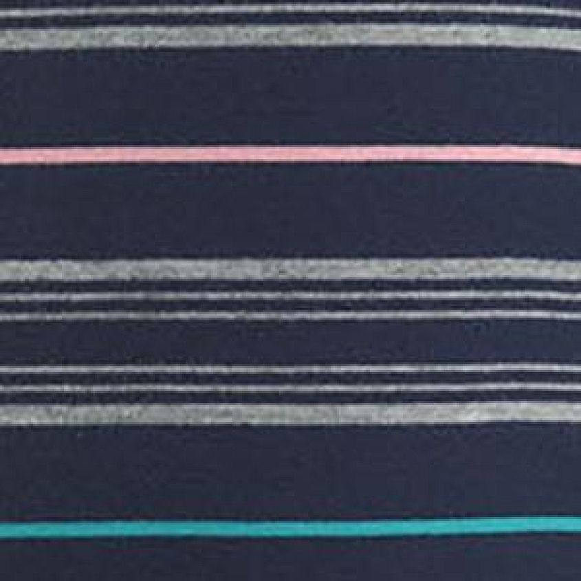 Navy Tidal Stripe
