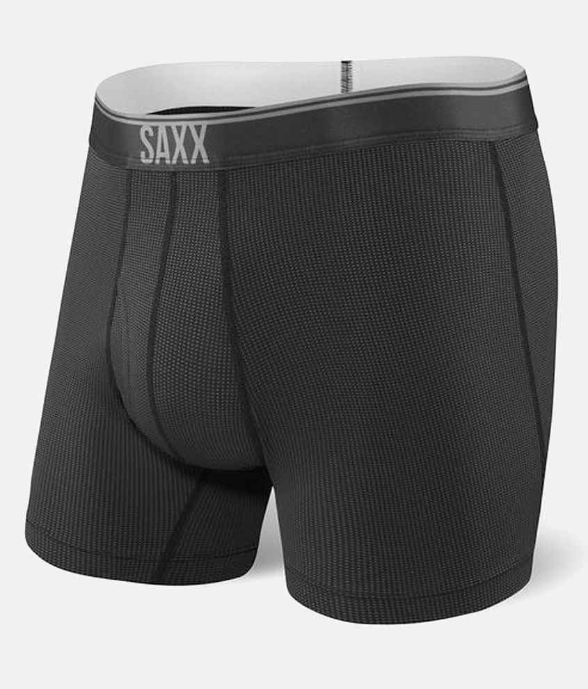 SAXX Quest 2.0 Stretch Boxer Briefs - Men's Boxers in Black