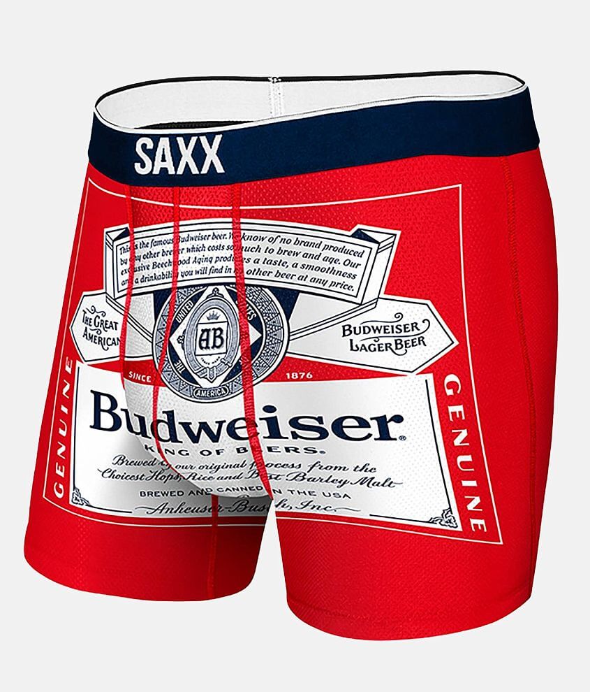 SAXX Volt Budweiser&#174; Stretch Boxer Briefs front view