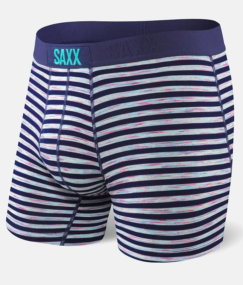 SAXX Vibe Stretch Boxer Briefs - Men's Boxers in Blue Space Hiker ...
