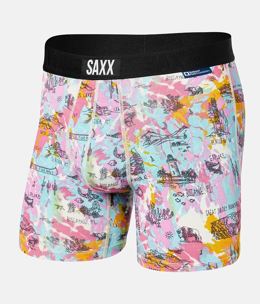 SAXX Vibe Stretch Boxer Briefs front view