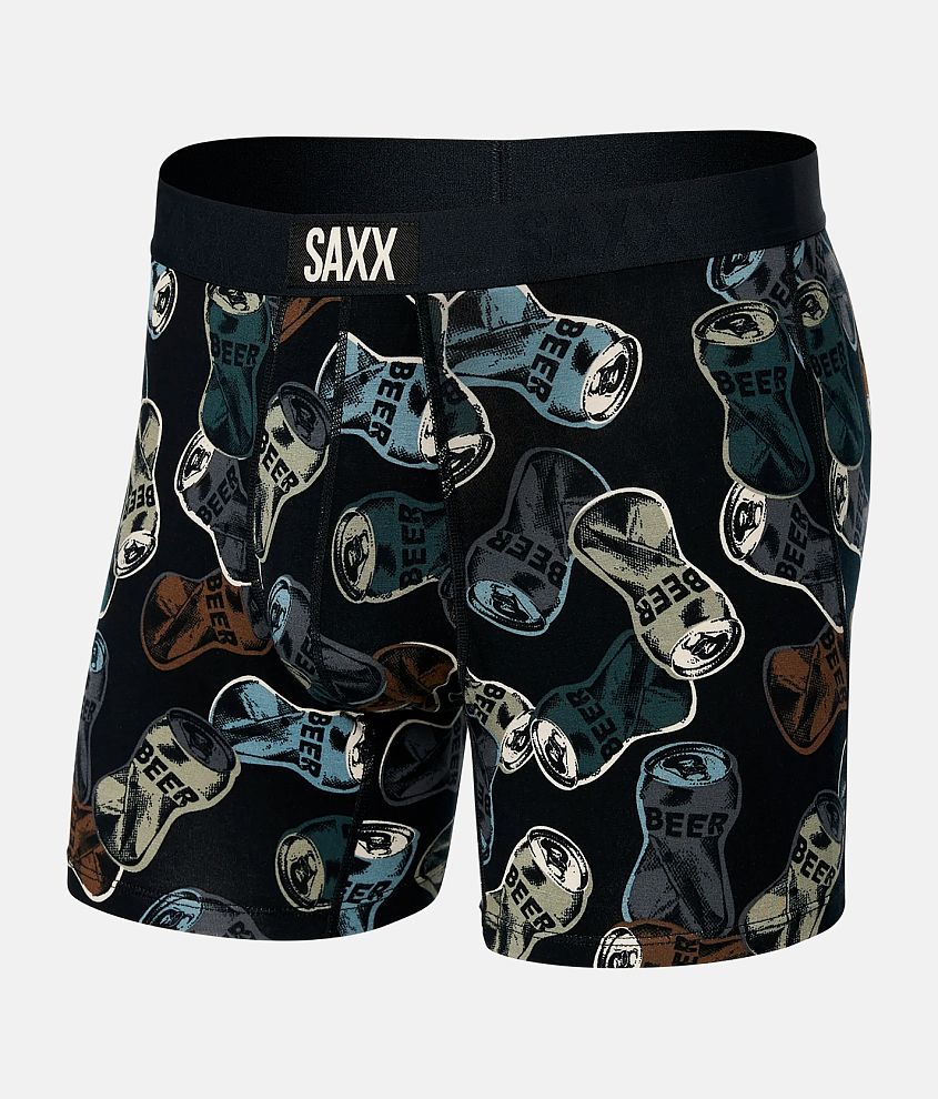 SAXX Vibe Stretch Boxer Briefs - Men's Boxers in Friday Night Camo