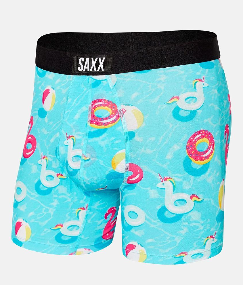 SAXX Vibe Stretch Boxer Briefs - Men's Boxers in Pool Party Blue