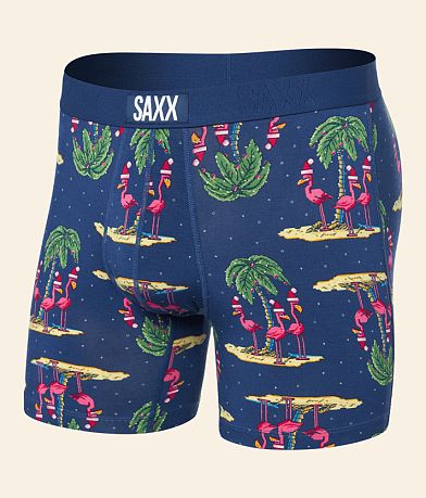 SAXX Vibe Super Soft Stretch Boxer Briefs front view