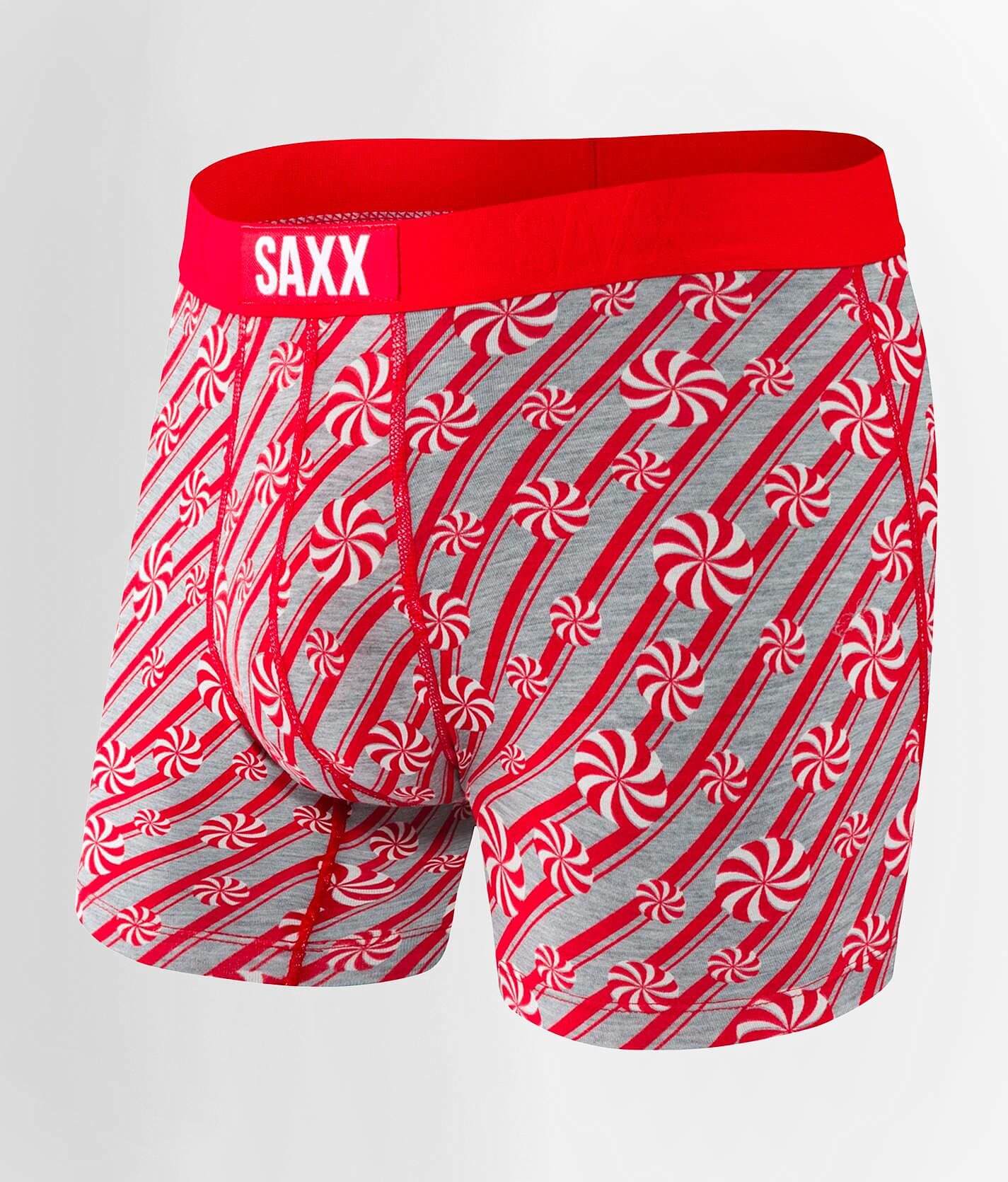 Saxx NEW Men's Vibe Boxer Brief Grey Mavericks BNWT 