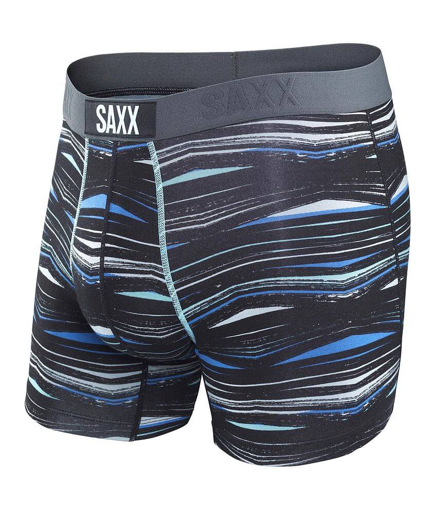 SAXX Vibe Stretch Boxer Briefs - Men's Boxers in Blue Rapids Combo | Buckle