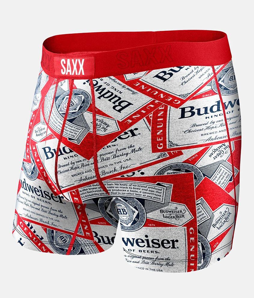 SAXX Vibe Budweiser® Stretch Boxer Briefs - Men's Boxers in Multi