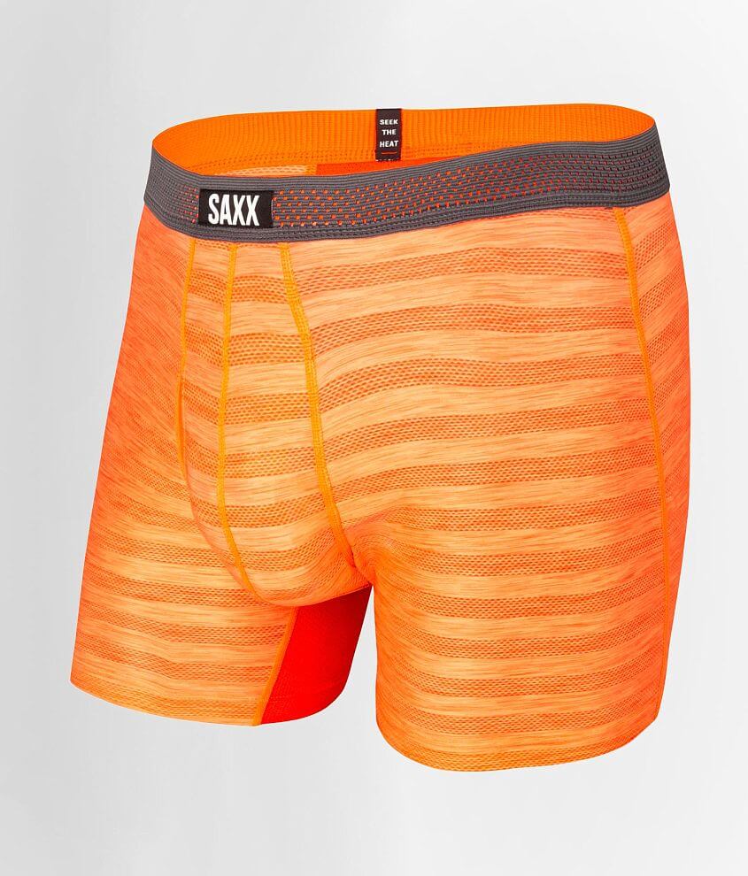 SAXX Hot Shot Stretch Boxer Briefs - Men's Boxers in Orange Blaze