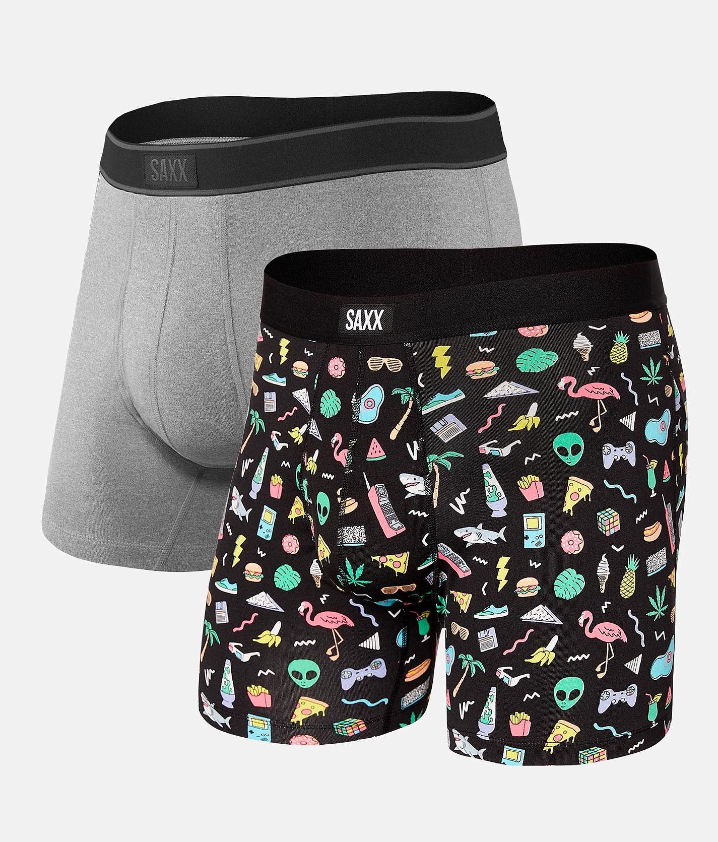 SAXX Daytripper 2 Pack Stretch Boxer Briefs - Men's Boxer