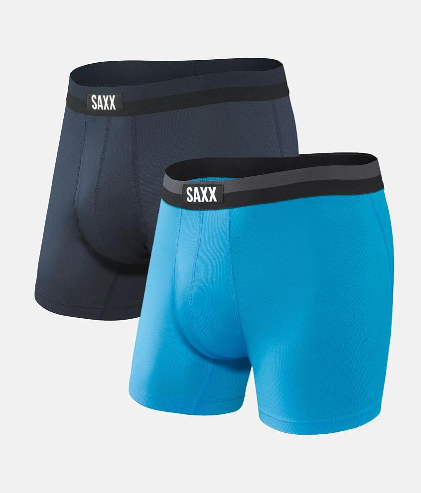 SAXX Sport Mesh 2 Pack Stretch Boxer Briefs front view
