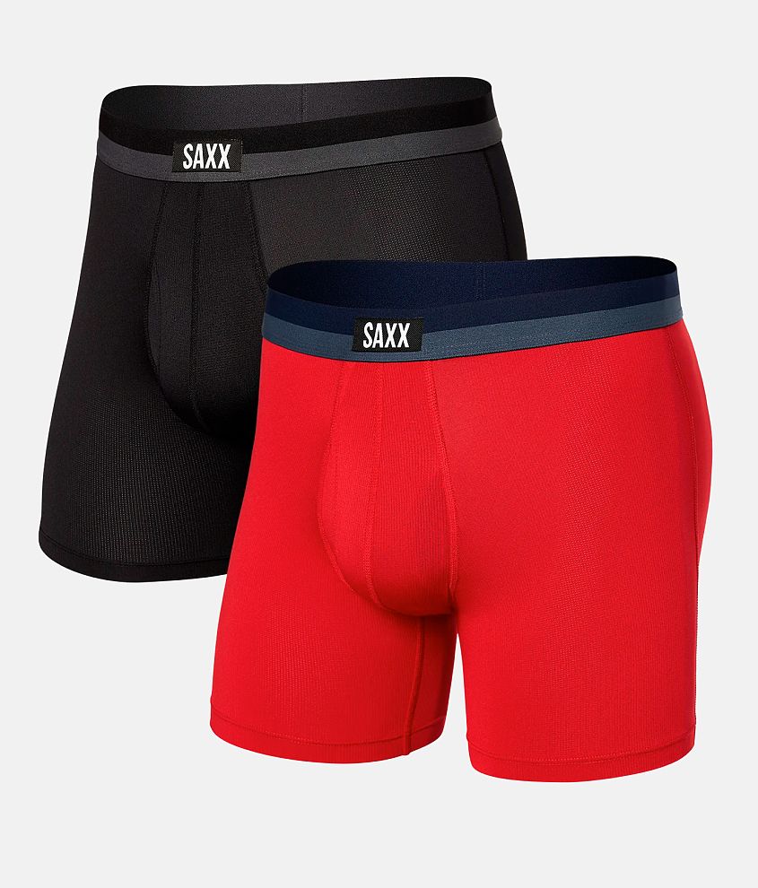 Saxx - Non-Stop Stretch Cotton Boxer Brief : Black