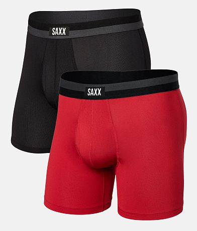 Saxx Underwear, Ultra 2 Pack, Black, Salt & Pepper