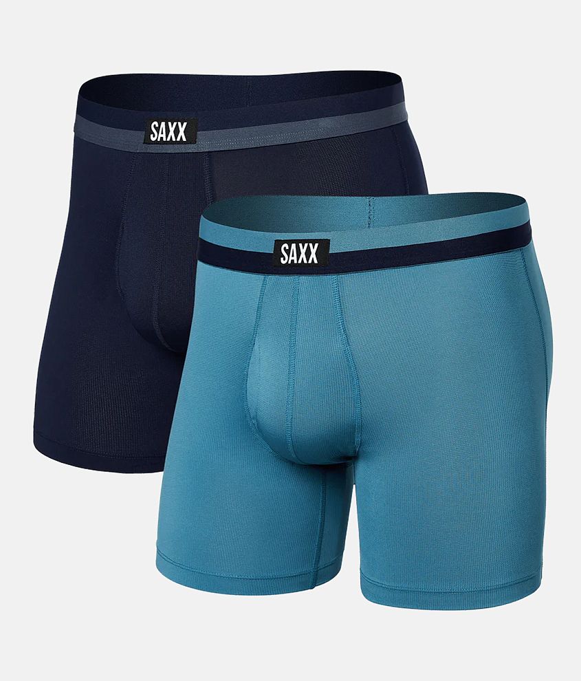 SAXX 2 Pack Sport Mesh Soft Stretch Boxer Briefs