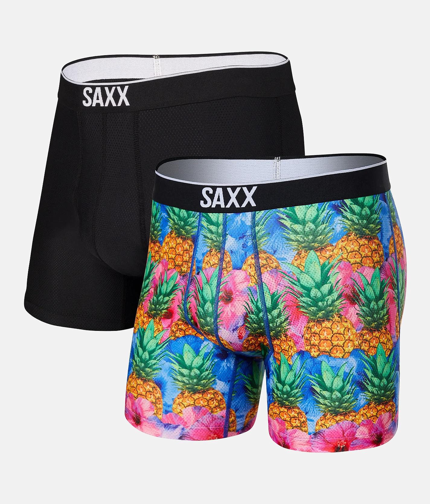 SAXX 2 Pack Volt Stretch Boxer Briefs - Men's Boxers in Mega