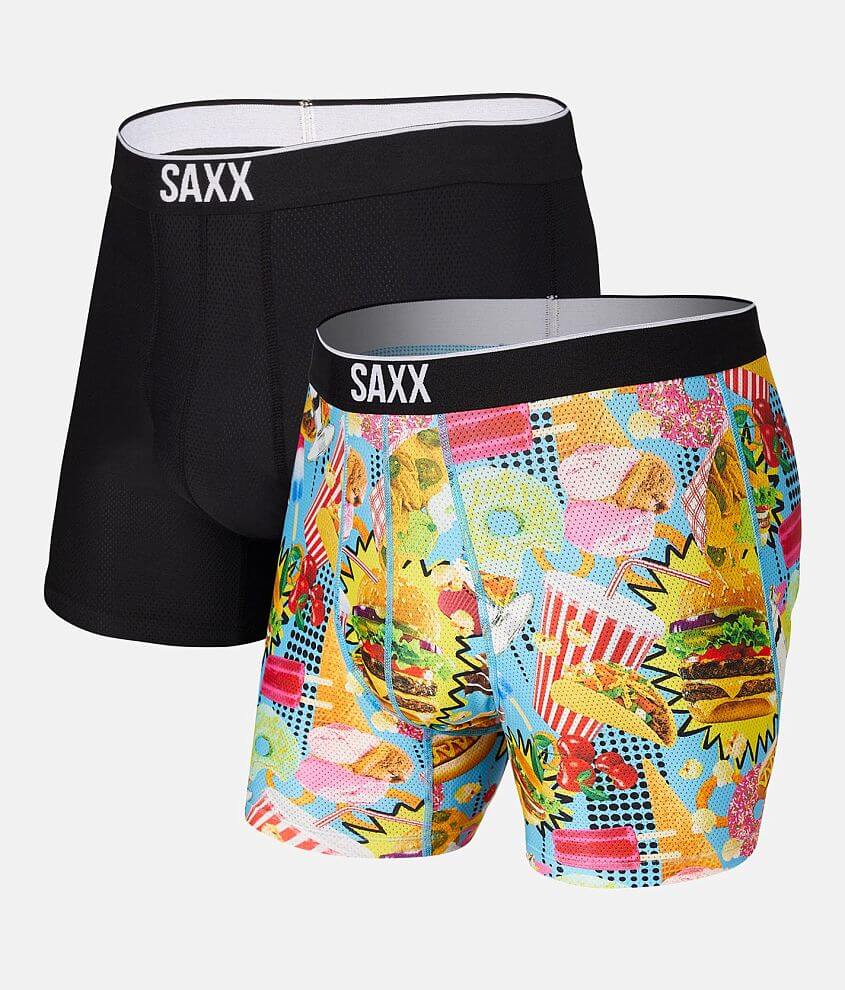 SAXX Volt 2 Pack Boxer Briefs front view