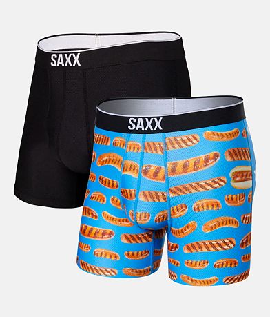 SAXX Sport Mesh 2 Pack Stretch Boxer Briefs