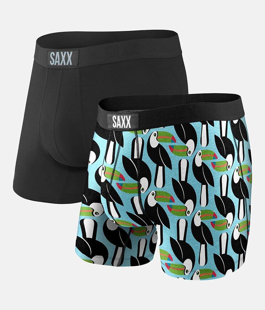 SAXX Vibe 2 Pack Stretch Boxer Briefs - Men's Boxers in Toucan