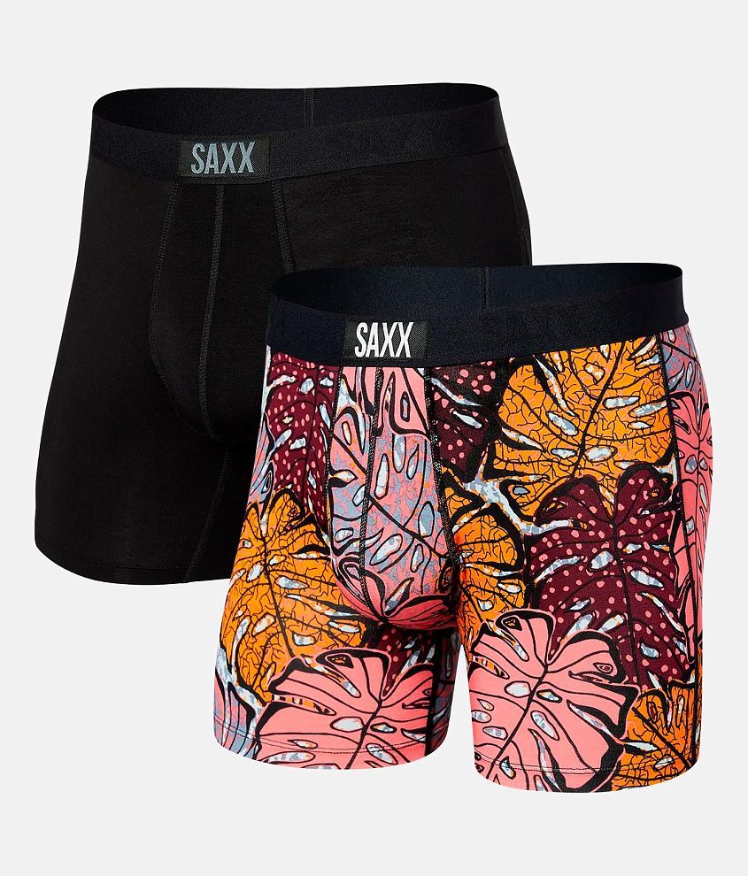 SAXX Vibe 2 Pack Stretch Boxer Briefs front view