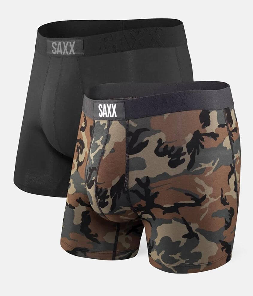 SAXX Vibe 2 Pack Stretch Boxer Briefs front view