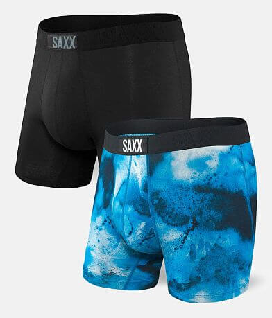 SAXX Vibe 2 Pack Stretch Boxer Briefs - Men's Boxers in Moosletoe