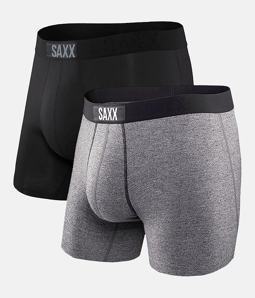 SAXX Vibe 2 Pack Stretch Boxer Briefs front view