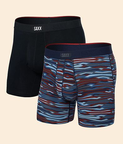 SAXX Vibe Xtra 2 Pack Stretch Boxer Briefs front view