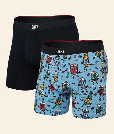 SAXX Vibe Xtra 2 Pack Stretch Boxer Briefs front view