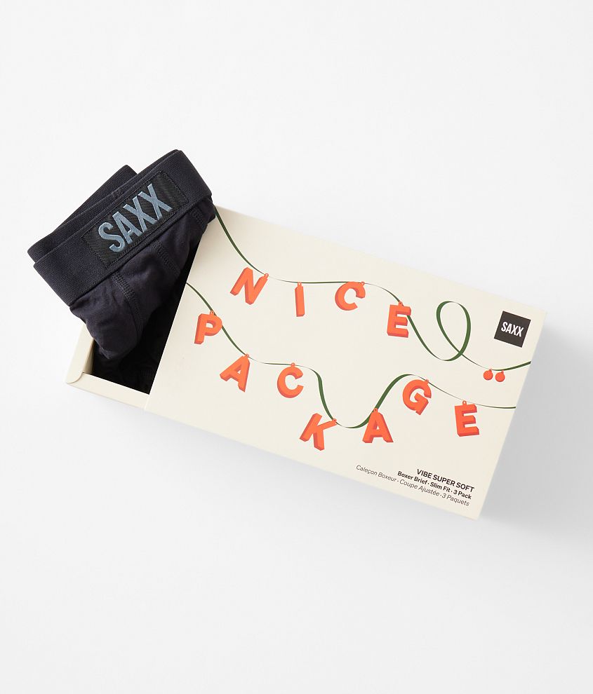 Vibe 3 Pack Stretch Boxer Briefs