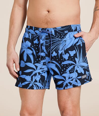 SAXX Oh Buoy 2N1 DropTemp™ Stretch Swim Trunks front view