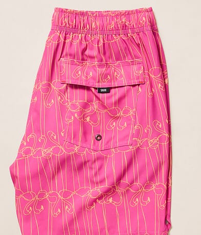 Oh Buoy Flamingo Stretch Swim Trunks thumbnail 5