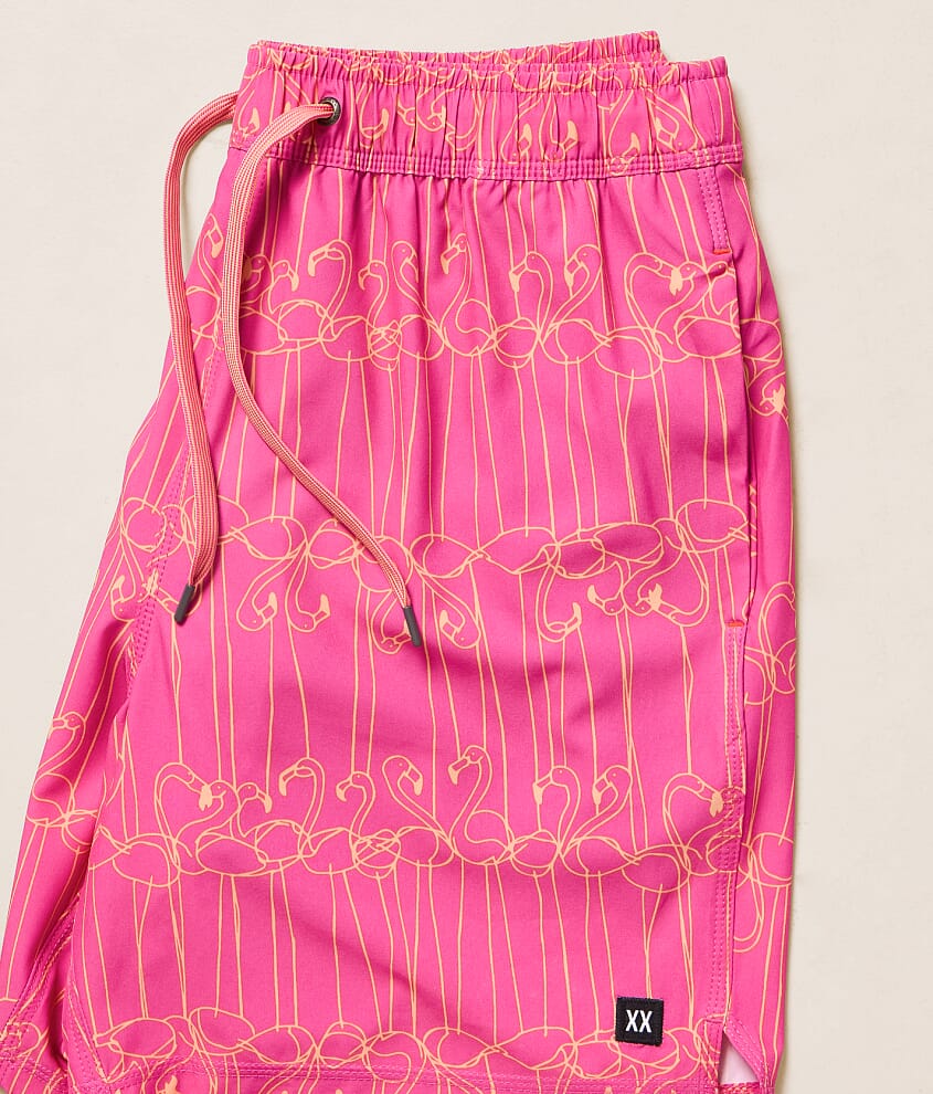 Oh Buoy Flamingo Stretch Swim Trunks