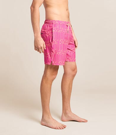 Oh Buoy Flamingo Stretch Swim Trunks thumbnail 3