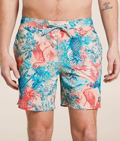 SAXX Oh Buoy 2N1 DropTemp™ Stretch Swim Trunks front view