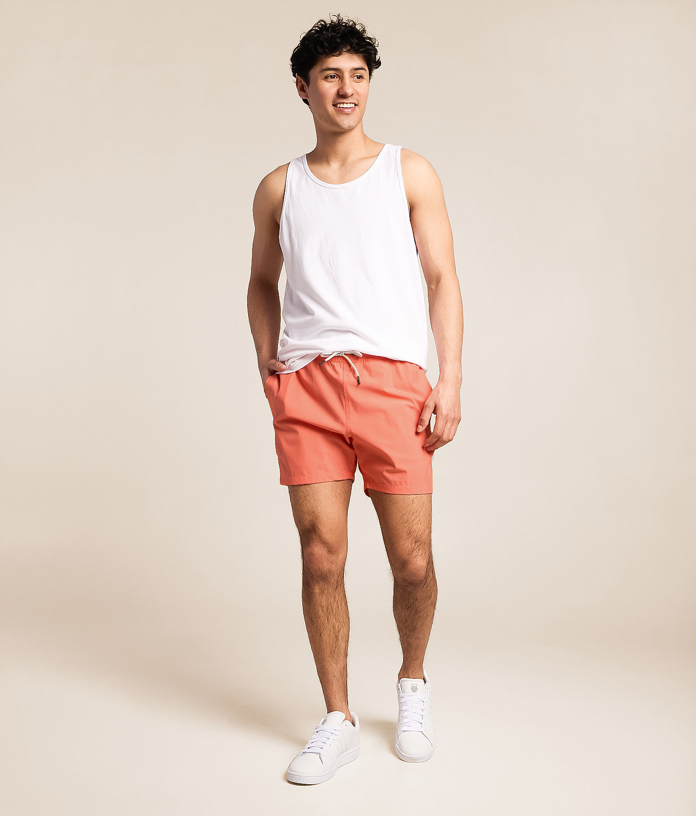 Departwest Hybrid Stretch Short - Men's Shorts in Georgia Peach