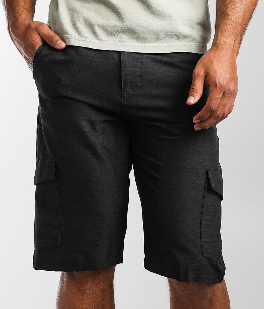BKE Derek Hybrid Stretch Walkshort - Men's Shorts in Black | Buckle