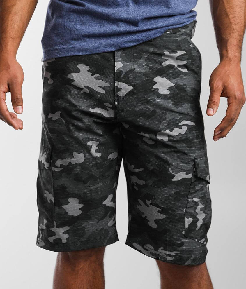 BKE Maverick Hybrid Cargo Stretch Walkshort - Men's Shorts in Black | Buckle