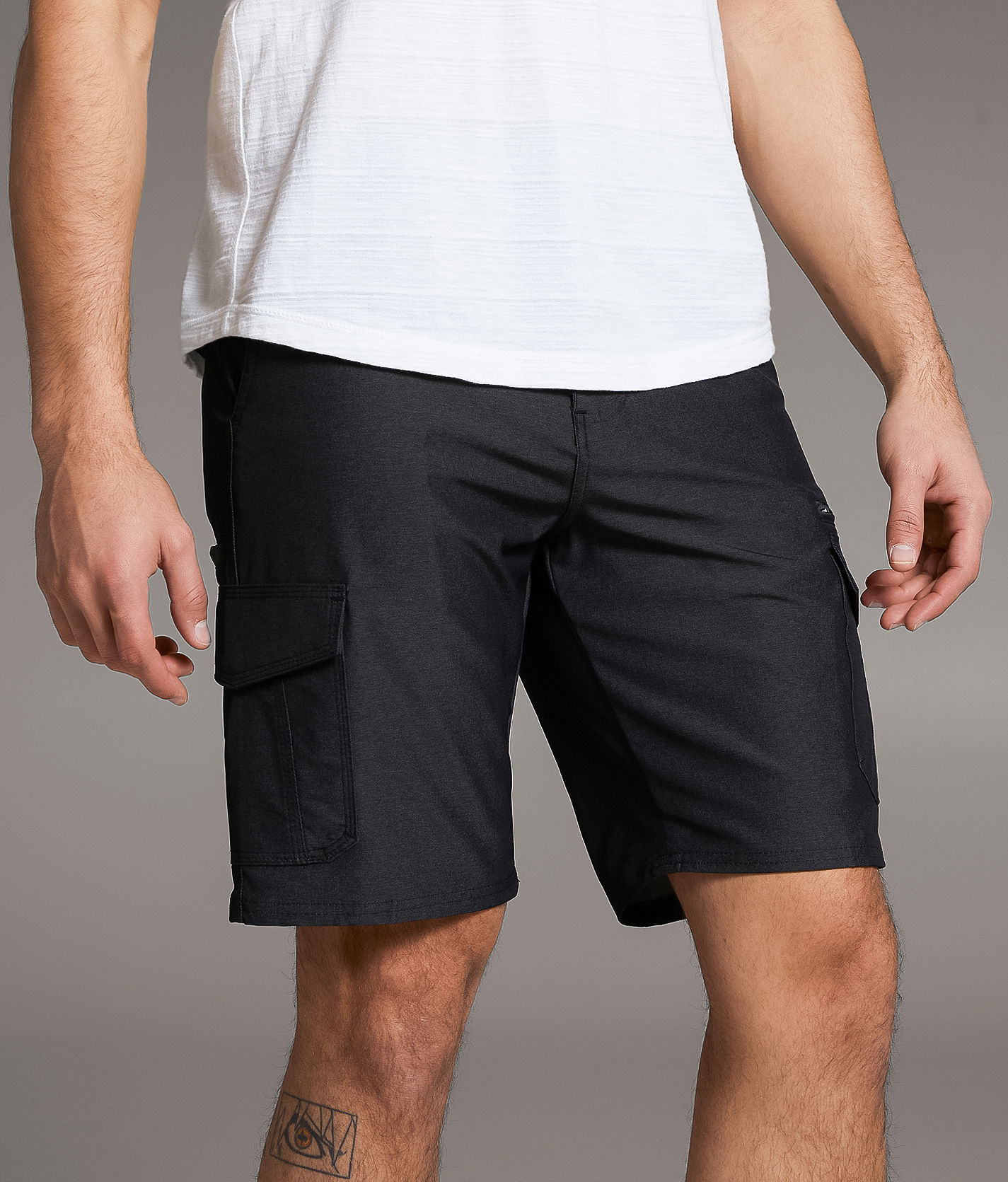 BKE Cargo Hybrid Stretch Walkshort - Men's Shorts in Black | Buckle
