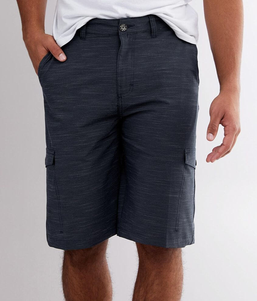 BKE Peter Athletic Hybrid Cargo Walkshort - Men's Shorts in Denim | Buckle