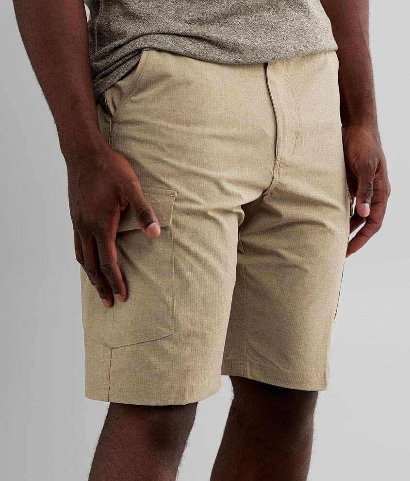 BKE Mixon Hybrid Cargo Stretch Walkshort - Men's Shorts in Khaki | Buckle