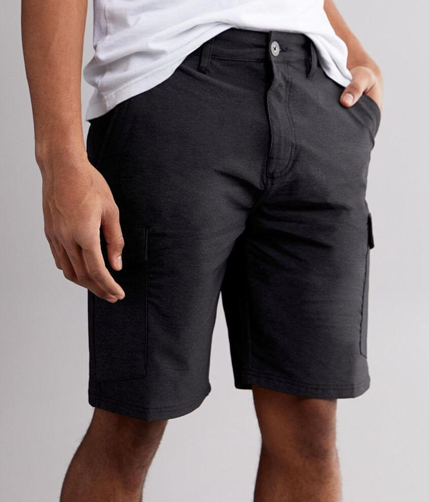 BKE Fredrick Athletic Hybrid Cargo Walkshort - Men's Shorts in Black ...