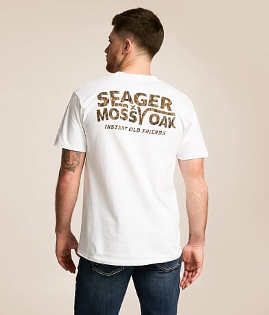 Seager Mossy Oak I.O.F. T-Shirt front view