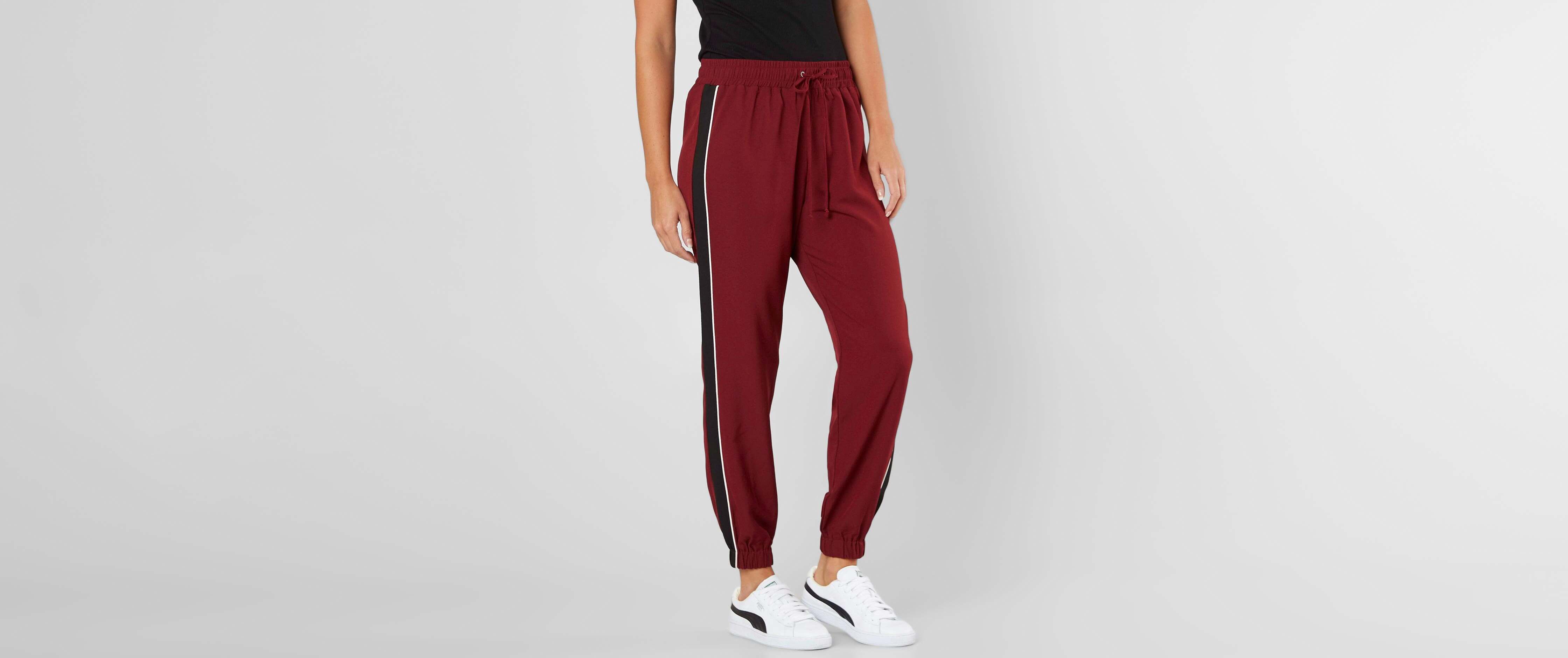 womens pants with side stripe