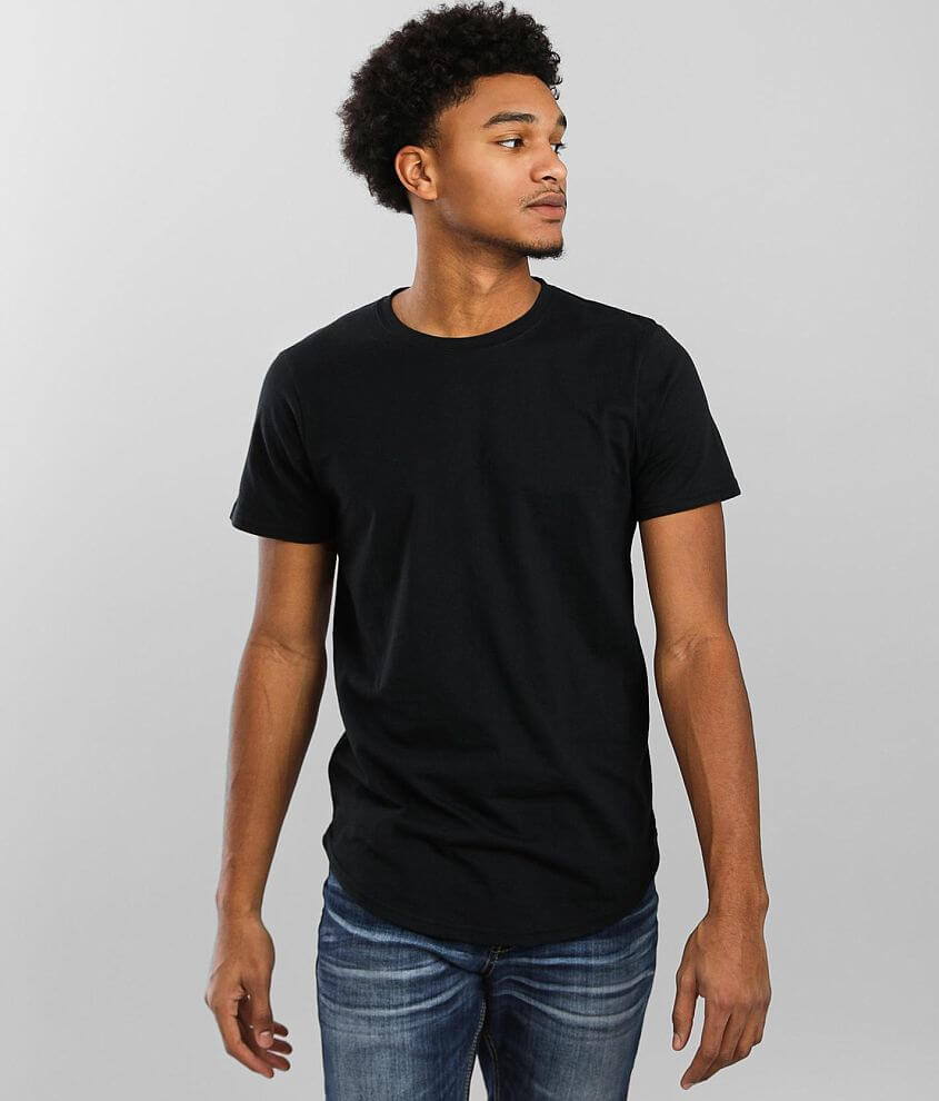 KUWALLA™ Eazy Scoop Basic T-Shirt - Men's T-Shirts in Black