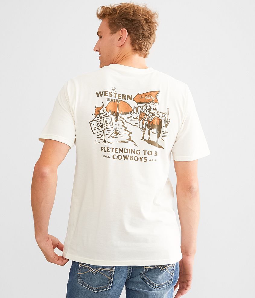 Sendero Provisions Co. Western Show T-Shirt front view