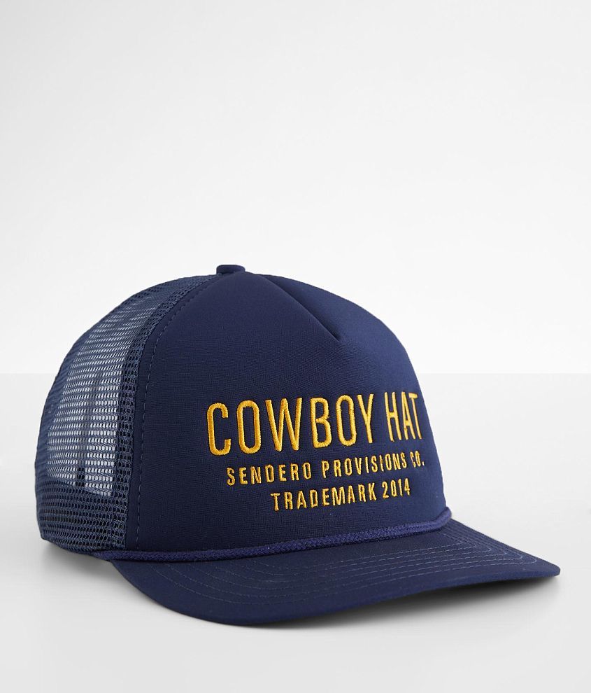 Sendero Provisions Co. Cowboy Trucker Hat - Men's Hats in Navy | Buckle