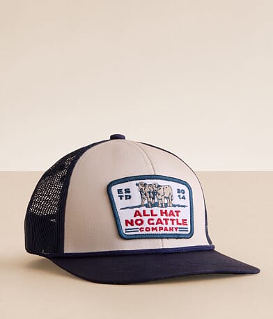 Sendero Provisions Co. All Hat No Cattle Trucker Hat front view