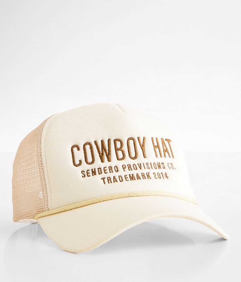 Sendero Provisions Co. Cowboy Trucker Hat front view