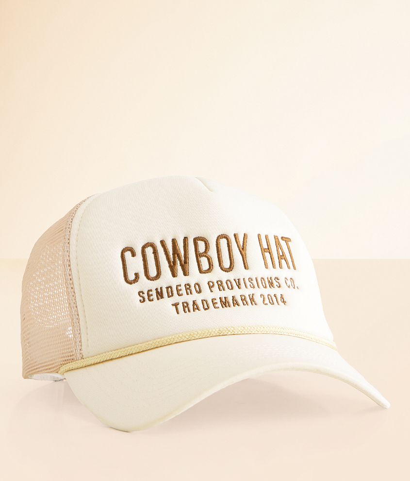 Sendero Provisions Co. Cowboy Trucker Hat front view