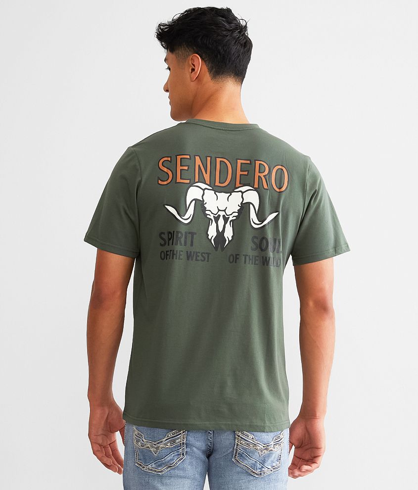 Sendero Provisions Co. Big Horn T-Shirt front view