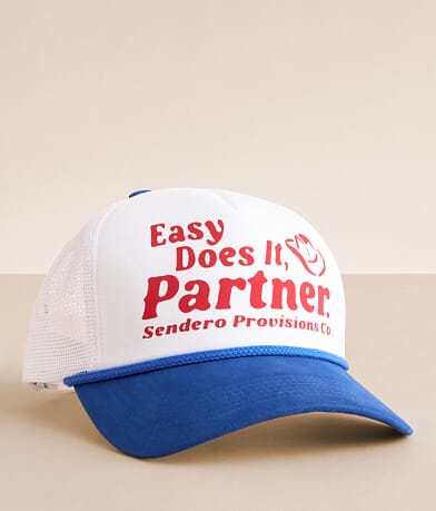Sendero Provisions Co. Easy Does It Trucker Hat front view